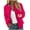 A01 Hot Pink, variant on Women's Casual Bomber Jacket Lightweight Windbreaker Jackets Long Sleeve Windproof Spring Fall Jackets with Pockets Pink XL