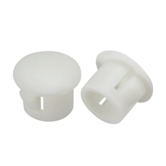 100pcs 8mm Mounted Dia Snap in Cable Hose Bushing Grommet Protector Black