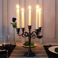 thumbnail image 4 of Candelabro Vintage, Candelabro De 5 Brazos, Candelabros Para Velas De Pilar, Candelabro Gótico, Elegante Candelabro Para Bodas, Iglesias, Comedores, Decoración Del Hogar, 4 of 7