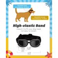 thumbnail image 4 of Gafas de sol para perros pequeños Gafas de protección UV con correas de hombro ajustables Gafas de sol impermeables para mascotas Gafas de sol para mascotas Gafas para mascotas contra el, 4 of 7