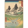 thumbnail image 2 of Andō Hiroshige 17x24 Black Ornate Framed Double Matted Museum Art Print Titled: Totsuka (1855), 2 of 5