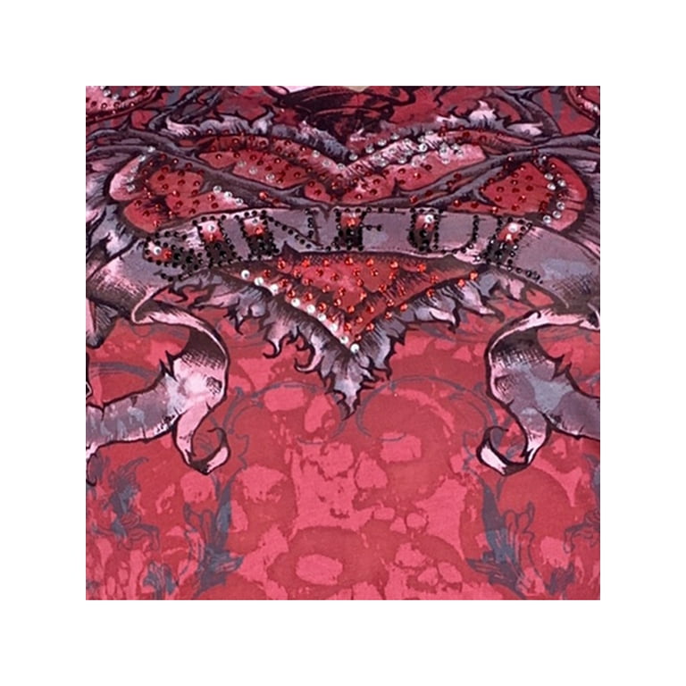 Licupiee Women Rhinestone Long Sleeve Y2k Crop Top Wing Licupiee Women Rhinestone Long Sleeve Y2k Crop Top Wing
