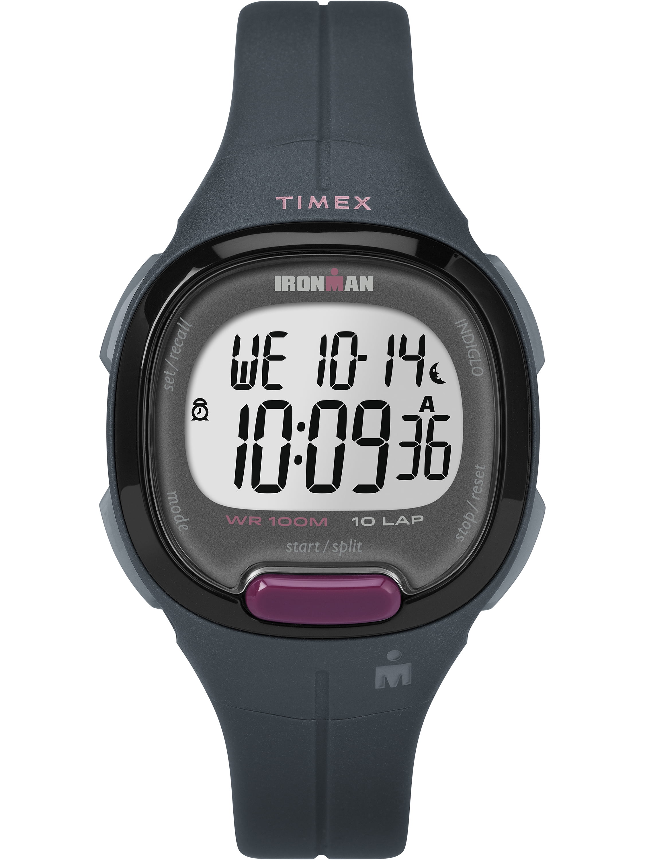 TIMEX Women's IRONMAN Transit Gray/Black 33mm Sport Watch, Resin Strap -  