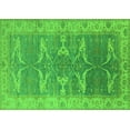 thumbnail image 1 of Ahgly Company Indoor Rectangle Oriental Green Traditional Area Rugs, 2' x 3', 1 of 4