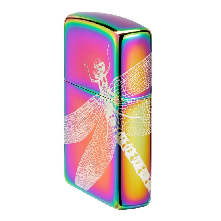 Zippo 48591 Dragonfly Design Multi Color Pocket Lighter