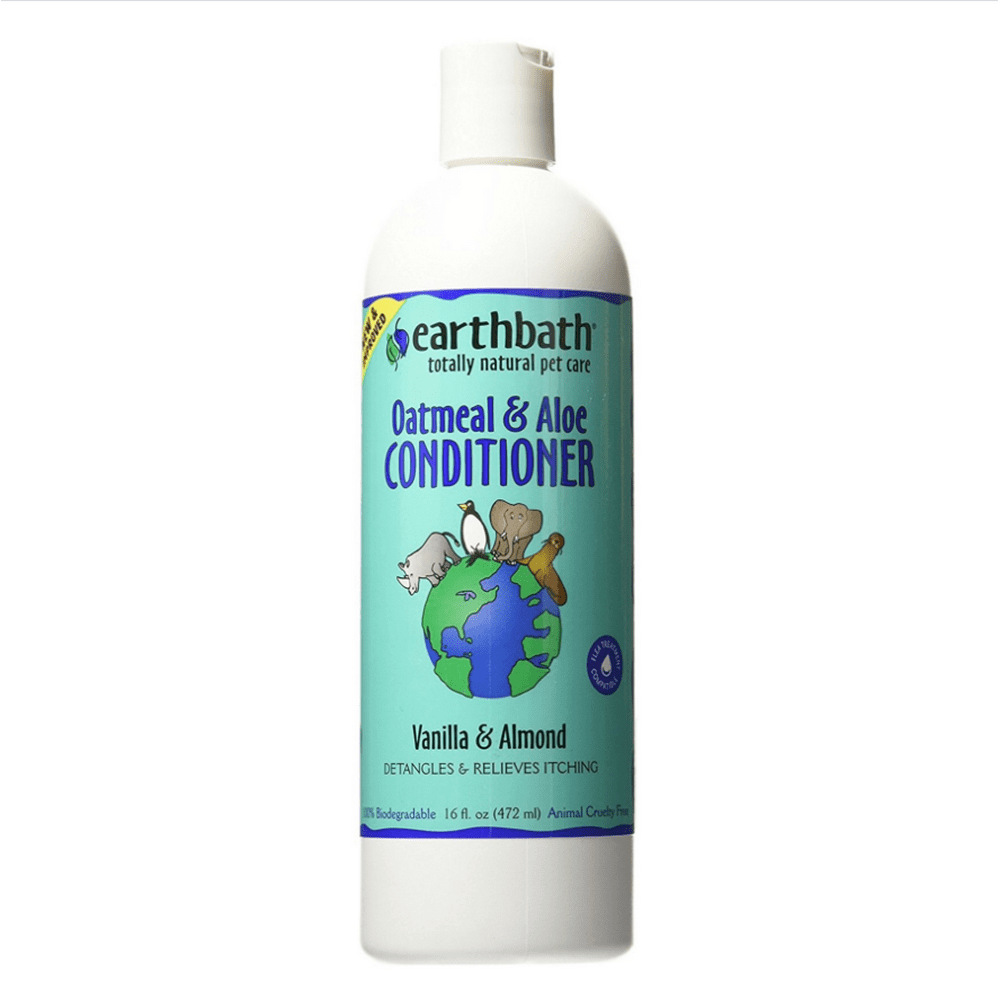 EarthBath Oatmeal and Aloe Conditioner 16 oz, Vanilla and Almond scent