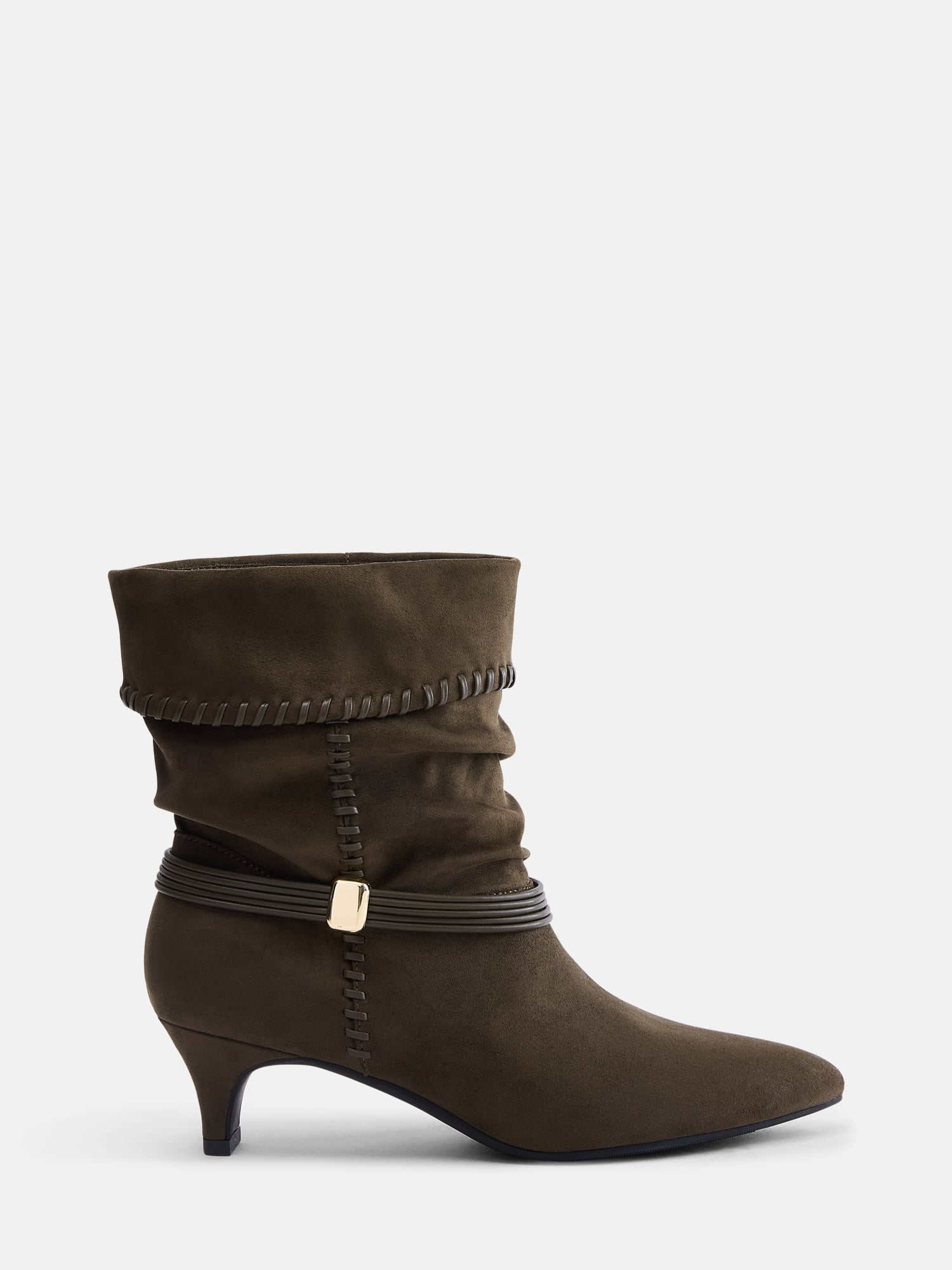 Scenario Women's Kitten Heel Short Boots