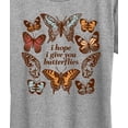 thumbnail image 3 of Instant Message - Give You Butterflies - Women's Short Sleeve Graphic T-Shirt, 3 of 6