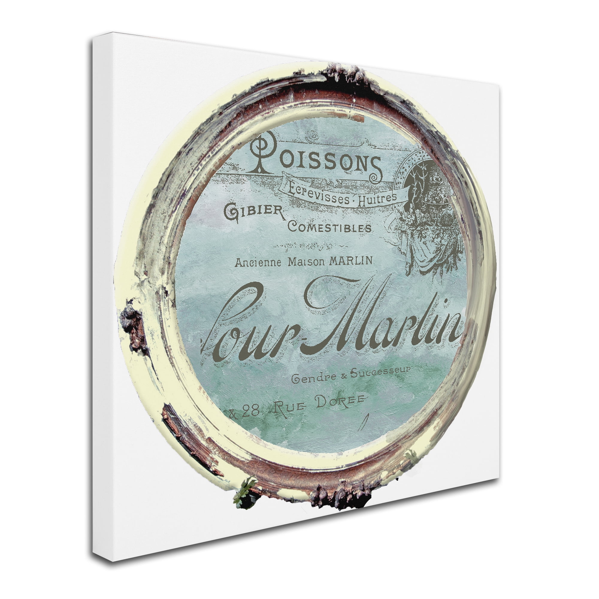 Trademark Fine Art "Paris in Frames 4" Canvas Art by Color Bakery