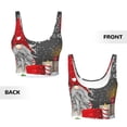 thumbnail image 6 of Goofa Traditional Scandinavian Dwarf Printed Sports Bras for Women, High Impact Running Bra Workout Crop Tank Tops Longline Sports Bra Push up-Medium, 6 of 9