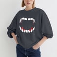 thumbnail image 2 of Blusa de manga larga suelta con estampado de moda para mujer, blusas informales con cuello redondo, sudaderas con capucha Fridja  bvmnju1252, 2 of 5