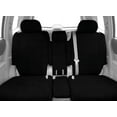 thumbnail image 2 of CalTrend Front 40/20/40 Split Back & 60/40 Cushion SuperSuede Seat Covers for 1994-2000 Chevy/GMC C/K 1500-7500 - CV126-01SP Black Insert with Black Trim, 2 of 3
