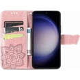 thumbnail image 2 of Wallet Case for Samsung Galaxy S23 FE Case Crystal Glitter Bling with Card Holder Stand Leather Flip Phone Case Diamond Butterfly Protective Case for Samsung Galaxy S23 FE Crystal Rose Gold, 2 of 16
