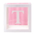 thumbnail image 1 of Popular Home Essentials, Balloon Box Exquisite Decor A Z Letter Cardboard Cube Clear Box for Propose Marriage, 1 of 2
