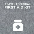 thumbnail image 6 of Outdoor First Aid Kit Small Medicine Bag Large First Aid Kit Medical Kit with Handle Rescues Pack Oxford Cloth Emergency Supplies Storage Bag Portable First Aid Kit for Home and Travel Small Grey, 6 of 10