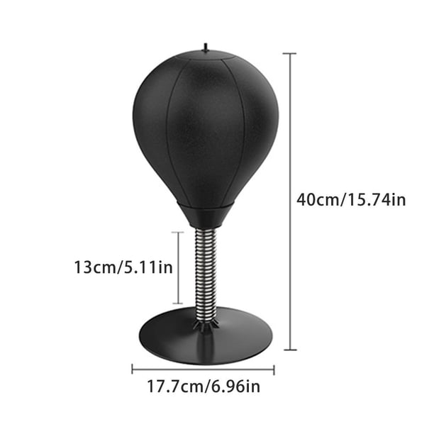 Sac De Frappe De Bureau à Ventouse – Mini Punch Ball Avec Absorption Chocs, Pour Adulte, Ado, Entraînement Réflexe Et Défoulement