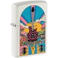 thumbnail image 1 of Zippo 46167 Retro Music Design White Matte Windproof Lighter, 1 of 7