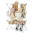 thumbnail image 3 of Clothes Drying Rack, KK KINGRACK Sturdy Extendable Laundry Drying Rack, Foldable Steel Drying Racks, White, 3 of 9