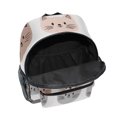 thumbnail image 6 of FORMRS Kids School Backpack with Front Zippered Pocket 12" Student Travel Daypack, Gray Cat Pattern, 6 of 6