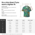 thumbnail image 7 of Haiem Jungle Animals Men's Casual Shirts Short Sleeve Button Down Shirts Fashion Textured Summer Beach Shirt-X-Large, 7 of 7