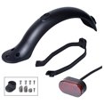 thumbnail image 1 of de luces traseras con gancho de soporte de guardabarros trasero de repuesto apto para scooters eléctricos - Negro Sunnimix guardabarros trasero scooter, 1 of 8