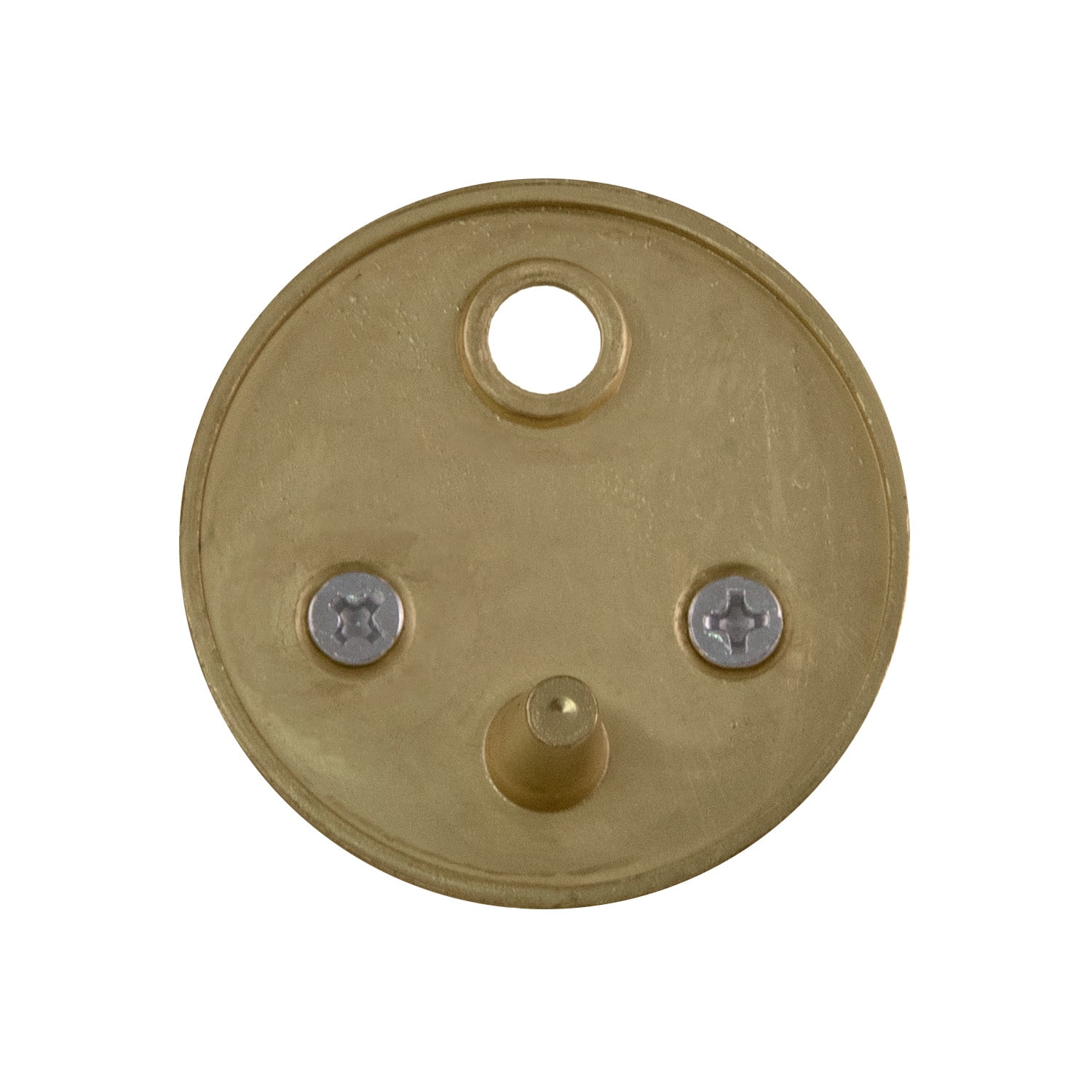 Dome Door Stop Wall Protectors with Rubber Stopper – Satin Brass Floor Mounted Door Stoppers 5-Pack – Design House, WM518187