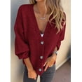 thumbnail image 3 of Suéter PRETTYGARDEN Cardigan Oversized de Punto Grueso XL, 3 of 7