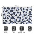 thumbnail image 5 of Blue and Dark Blue Leopard Pattern Door Rugs,Washable Non Slip Door Mats Indoor,Decorative Door Mats,Entry Mat Indoor for Entrance,Bedroom,Kitchen,Bathroom,17"x30", 5 of 6