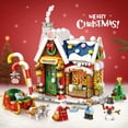 thumbnail image 2 of House De Navidad Árbol Santa Claus Mini Mini Building Block Juguetes Educativos Para Niños Regalo De Navidad Para Niños Yuarrent HA039316-00, 2 of 6