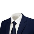 thumbnail image 6 of Wehilion Men's 4Pcs Big and Tall Solid Suit Set Jacket Wedding&business, Men's Fashion Professional Formal Clothing, Plus Size, 6 of 8