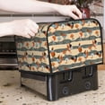 thumbnail image 6 of Rateoe Funny Chicken Pattern Toaster Covers 4 Slice Wide Slot,Bread Machine Cover,Bread Dust Cover & Fingerprint Protection,Appliance Covers, 6 of 6