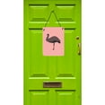thumbnail image 2 of Emu Pink Check Wall or Door Hanging Prints, 2 of 2
