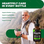 (2 Pack) Prostity Drops - Official Prostity Liquid For Prostate Heath, All Natural Formula To Support Control, Energy & Overall Well-Being, Review (60 Servings)