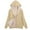 Khaki, variant on AOOCHASLIY Ladies Coat Clothes Women's Fashion Hooded Jacket Print Zip Long Sleeve Pocket Top Blouse Coat
