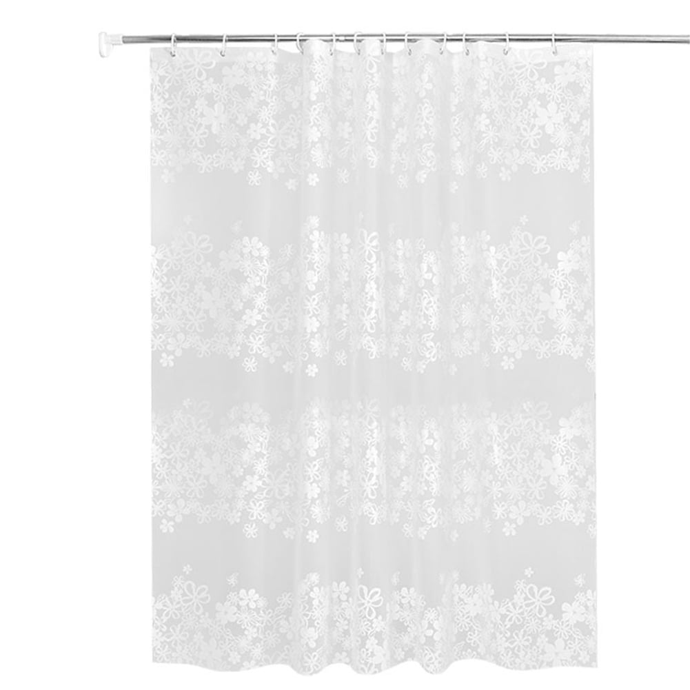 Esaierr Clear Shower Curtain Liner 72x72 Inch Plastic Shower Curtain