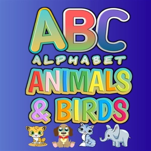 Pre-Owned ABC Alphabet Animals & Birds: Funny Basic Alphabet Animal Book for Preschool Pre K Kindergarten Childrens And Kids Ages 3-6 - Gift For 3,4,5,6 Year