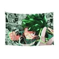 thumbnail image 5 of My Hero Academia Tapestry, Anime Wall Poster Art, Wall Tapestry For Bedroom Living Room Dorm Room, Wall Hanging For Festival Party Events Background Photography Backdrop, 60x40 Inch, 5 of 9