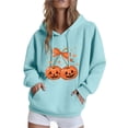 thumbnail image 1 of Ailaofu Womens Halloween Sweatshirt Cute Graphic Crewneck Pullover Printed Long Sleeve Fall Outfits Sweatshirts, 1 of 5