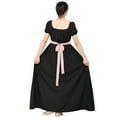 thumbnail image 3 of GRACEART 1791's lady Women Vintage Regency High Ball Victorian Dresses for Satin Sash Ruffle Empire Waist Dress Gown, 3 of 8