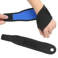 thumbnail image 4 of Wrist Strap Wrap Support Brace, Practical To Use Comfortable To Wear Convenient To Use Breathable Wrist Support Strap  For Friends For Football For Table Tennis Full Black,Black, 4 of 8