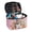 Floral Easter Egg Design, variant on Easter Eggs Tulips Multifunctional Large Capacity Makeup Bag Medicine Travel Organizer Bags Brush Slots Double Zip Gift for Adults