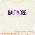 thumbnail image 4 of Inktastic Baltimore in Purple Text Girls Toddler Dress, 4 of 5