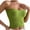 Green, variant on Women’s Sleeveless Strapless Lace Solid Color Tank Tops Fashion Stretchy Soft Camisoles Wedding Banquet Parties Blouses