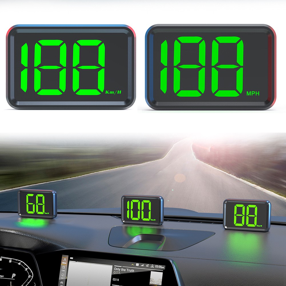 GPS Digital Speedometer HUD Head Up Display For Car Truck Motorcycle – MPH Odometer