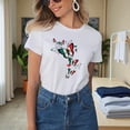 thumbnail image 1 of Playera Mariposas Patrias Alas Bandera De México Mes Patrio Color Blanco Talla Grande, 1 of 6
