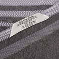 thumbnail image 6 of Superior Hays 12 Piece Cotton Plush Washcloths Set, Ultra Soft Absobent Towels, Gray, 6 of 12