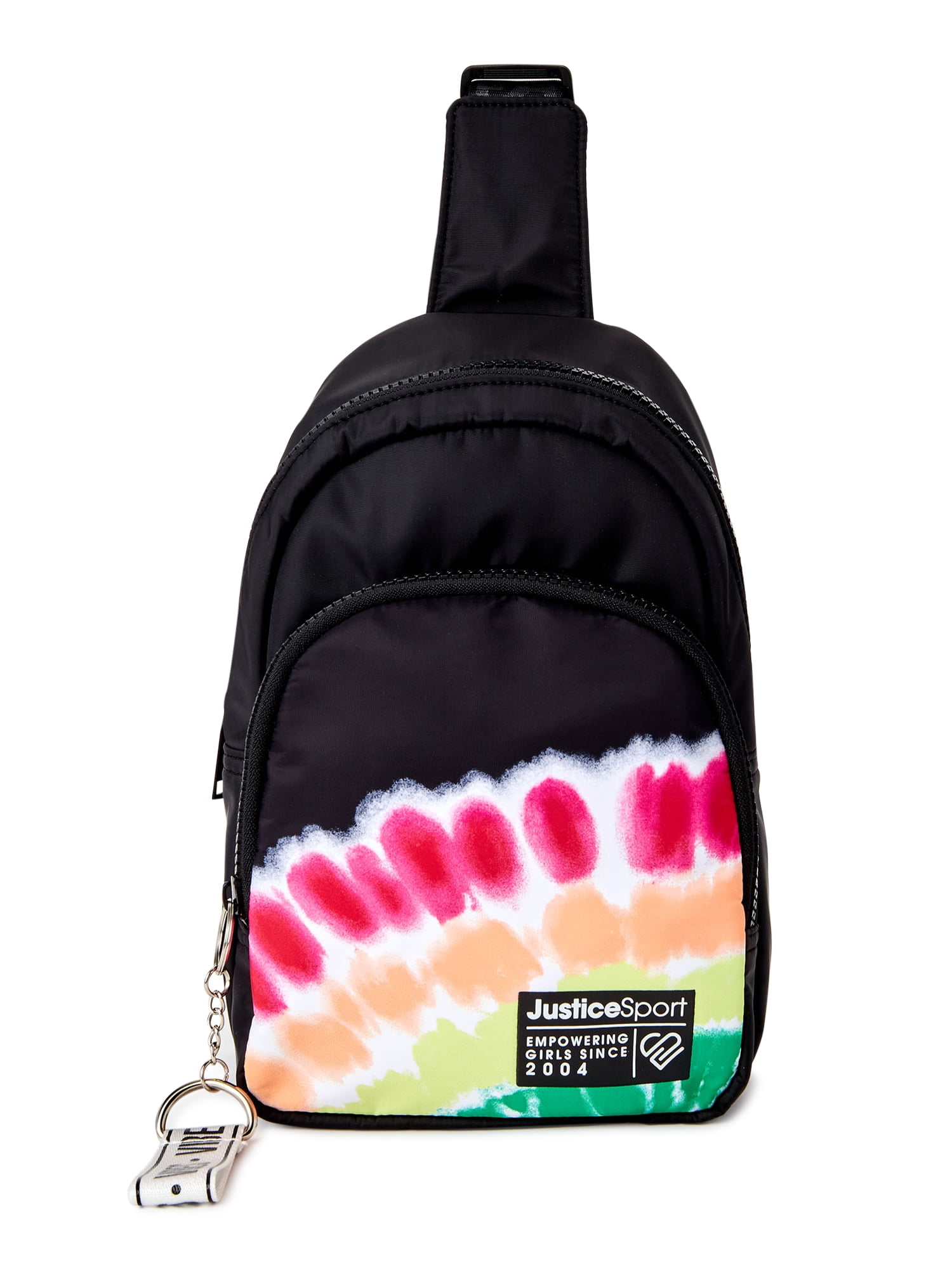 Girls Black Tie Dye Sling Bag by Justice JSPORT