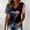 HAOZE01_Black, variant on 250 Anniversary USA Shirt Women Dressy Casual Air Force Five-Pointed Star Heart Graphic Tees V Neck Patriotic Shirts for Women 4th of July Shirts July 4th Summer Tops Navy, M