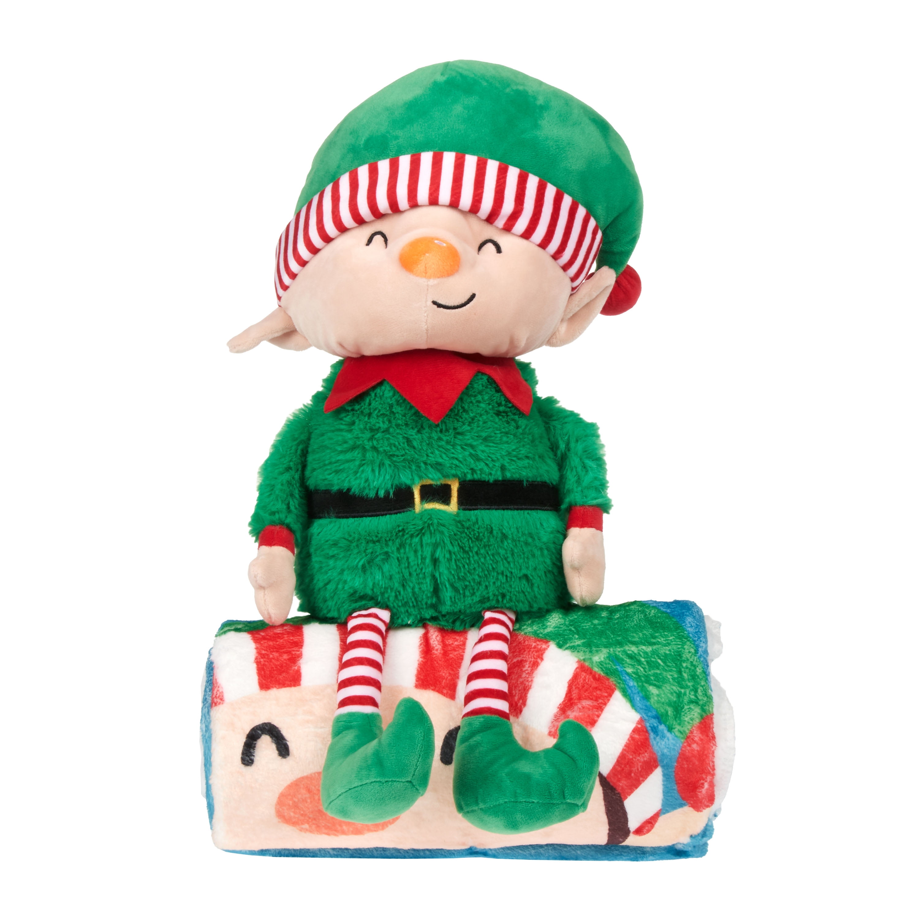 Holiday Time Plush, Elf with Blanket