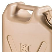 Scepter Lightweight BPA 5 Gallon 20 Liter Water Storage Container, Sand